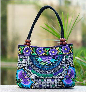 Price-promotion Women' handbag!New nice Embroidered Lady bags national trend handbag embroidered embroidery Lady carry bag