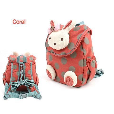 2017 new fashion animal style school bag cute 3d rabbit plush drawstring backpack children schoolbags for girls kindergarten bag