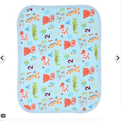 Baby Reusable Nappy Kids Diapers Mattress Waterproof Sheet Changing Mat Cotton Baby Crib Stroller Pram Bed S M 70cm X 50cm