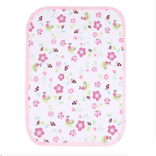 Baby Reusable Nappy Kids Diapers Mattress Waterproof Sheet Changing Mat Cotton Baby Crib Stroller Pram Bed S M 70cm X 50cm