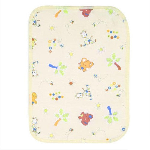 Baby Reusable Nappy Kids Diapers Mattress Waterproof Sheet Changing Mat Cotton Baby Crib Stroller Pram Bed S M 70cm X 50cm