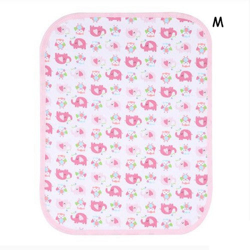 Baby Reusable Nappy Kids Diapers Mattress Waterproof Sheet Changing Mat Cotton Baby Crib Stroller Pram Bed S M 70cm X 50cm