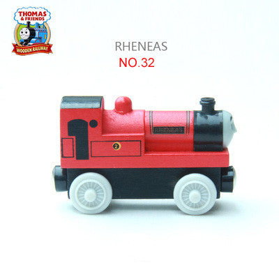 Thomas and His Friends -NO.28-57 Wooden Magnetic Trains Model Christmas Toys Gifts for Kids Tender Mavis Diesel Annie Clarabel