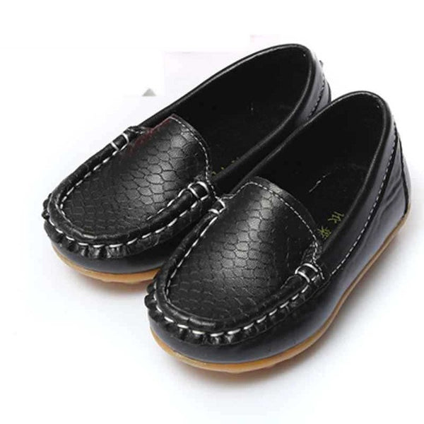 New Girls Boys PU Soft Leather Children Shoes Kids For Breathable Sneakers Flats With Fashion Soft Moccasins Kids Shoes Loafers