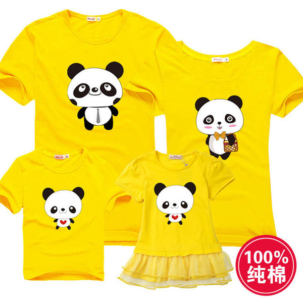 family matching outfits summer family clothing new t-shirt family look 2017 boy clothes girl dress mother daughter dresses party
