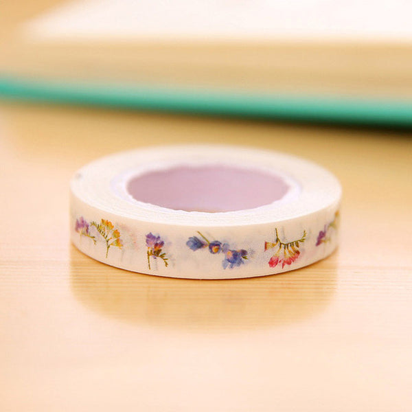 DIY Cute Kawaii Japanese Decorative Washi Tape Lovely Flower Bird Masking Tape For Home Decoration Diary Free Shipping 3429