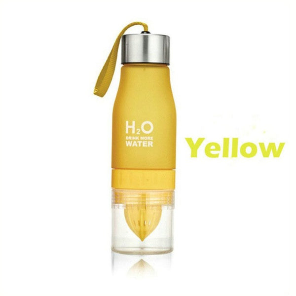 650ml H20 Water Bottle Health Lemon Juice Cup Fruit Infuser Drinkware Outdoor Sport Bike Travel Bottles