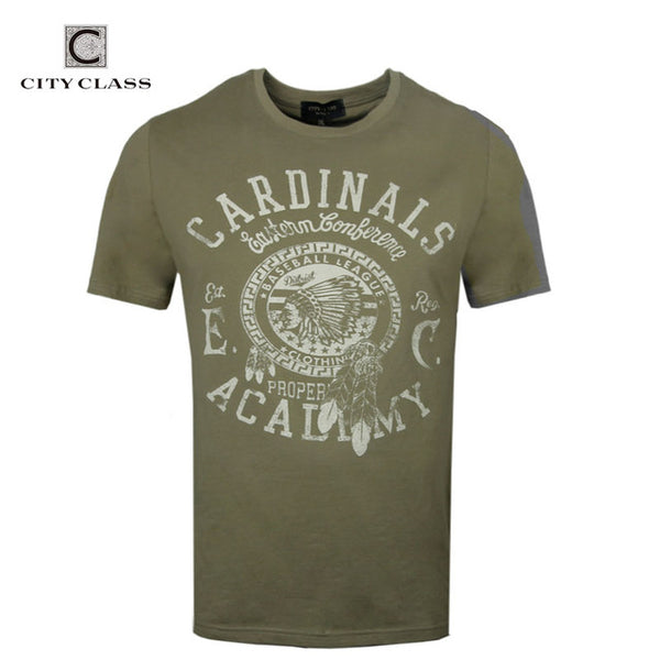 City mens t-shirt tops tees fitness hip hop men cotton tshirts homme camisetas t shirt brand clothing multi color military 1962