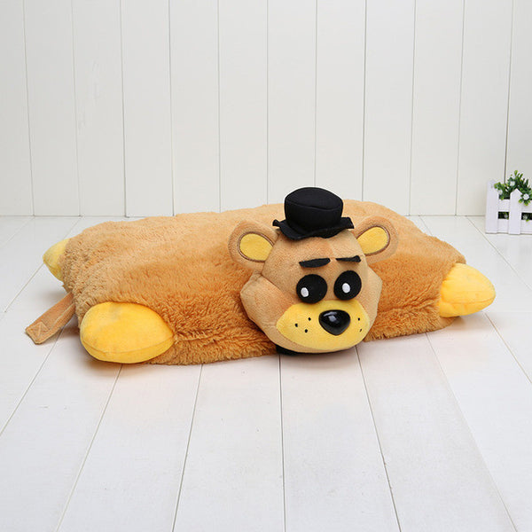 43cm*30cm Five Nights At Freddys plush Pillow fnaf Golden Freddy Fazbear Mangle chica bonnie foxy plush stuffed pillow doll toy