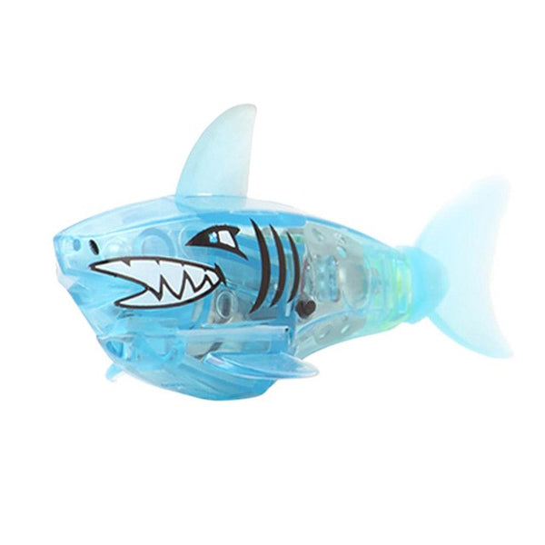 Robofish Activated Battery Powered Robot Fish Toy Childen Kids Shark Pet 5 colors