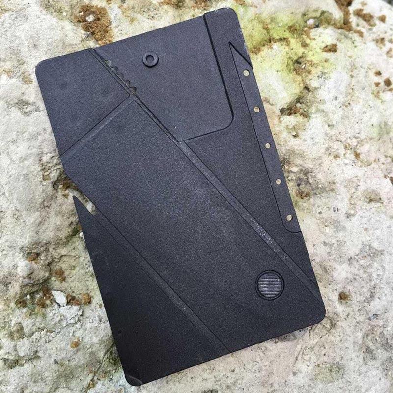 1Pc Credit Card Shape Mini Wallet Camping Outdoor Folding Tactical Knife Kitchen Folding Blade Knife Fruit Tools Gadgets 7z