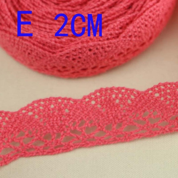 5YARD  Braided Cotton Lace Trim For DIY Sewing Curtain Craft Decorative 15-2MM Lace Fabric Ribbon