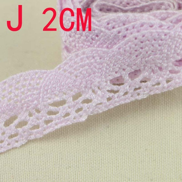 5YARD  Braided Cotton Lace Trim For DIY Sewing Curtain Craft Decorative 15-2MM Lace Fabric Ribbon