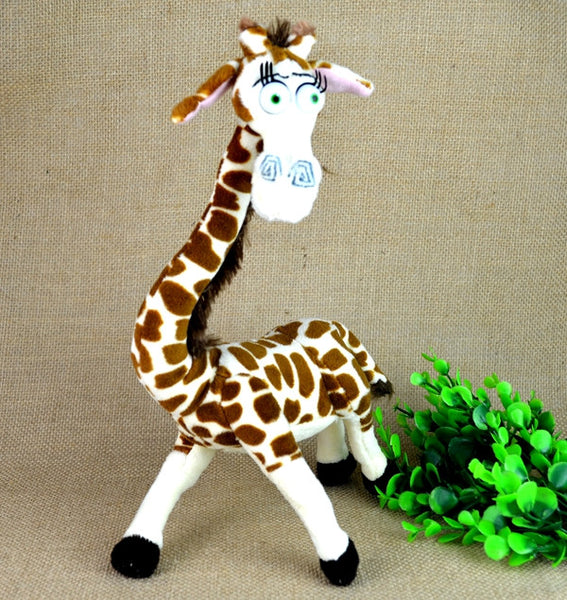 BOHS Madagascar Plush Penguin Animals Toys,Lion Alex Zebra Marty Giraffe Melman Hippopotamus Gloria Pelucia Brinquedo Juguete