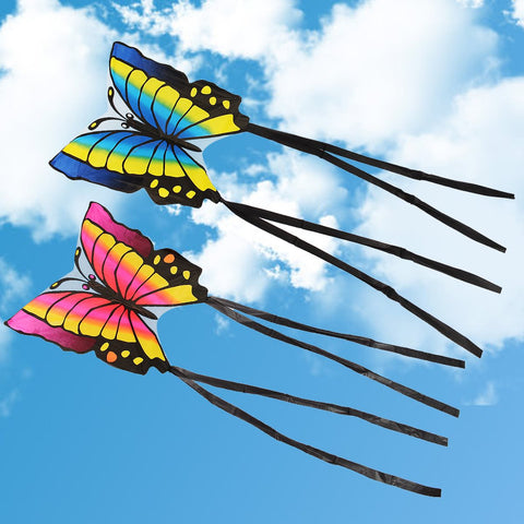 Children's Butterfly Kite Easy to Fly Single Line Kite Tail 1.5M Outdoor Funny Sports Toy Gift Funny Sport Outdoor Playing Toys