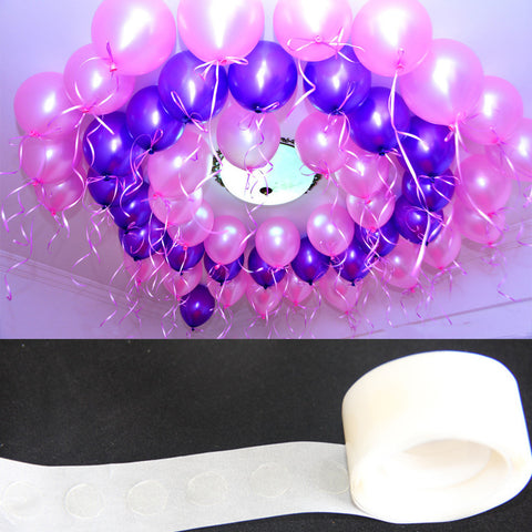 Practical 100Pcs Balloons Glue Point Foil Latex Balloon Fix Gum Air Balls Inflatable Toys Wedding Party Birthday Decorantion
