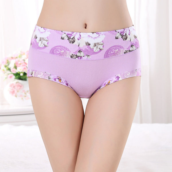 2016 New Underwear Women Floral Underwear Women's Panties Shorts Breifs Sexy Lingeries Female Panties Cotton Underwear For Women