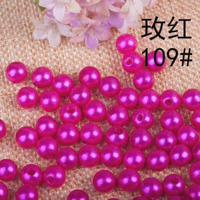 Free Shipping Wholesale Pick Size 4mm 6mm 8mm 10mm,ABS Imitation Pearls Many Colors For You To DIY Fashion Jewelry