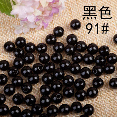 Free Shipping Wholesale Pick Size 4mm 6mm 8mm 10mm,ABS Imitation Pearls Many Colors For You To DIY Fashion Jewelry