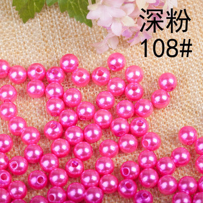 Free Shipping Wholesale Pick Size 4mm 6mm 8mm 10mm,ABS Imitation Pearls Many Colors For You To DIY Fashion Jewelry