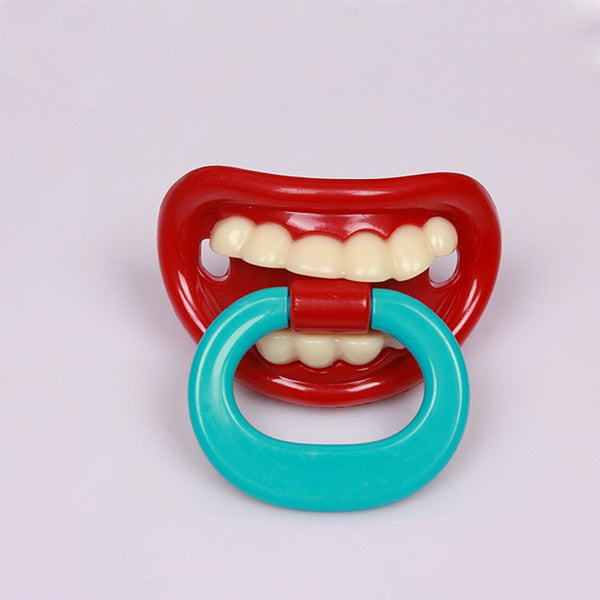 Top Silicone Baby Pacifier Funny Mustache Design Kids Baby Nipple Dummy Baby Soother Joke Prank Toddler Chupeta Alimentadora