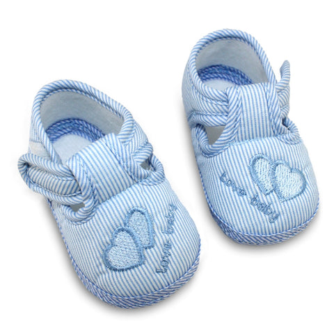 Fashion Spring Autumn Baby Shoes Sweet Striped Antiskid Toddlers Shoes Cute First Walkers Baby Boys