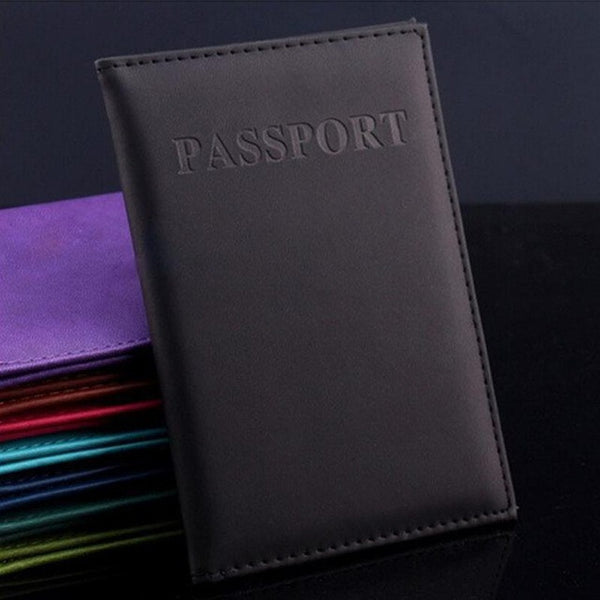 New Artificial Leather Women Passport Holder Couple Models Women's Travel Passport Cover Unisex Card Case Man Card Holder