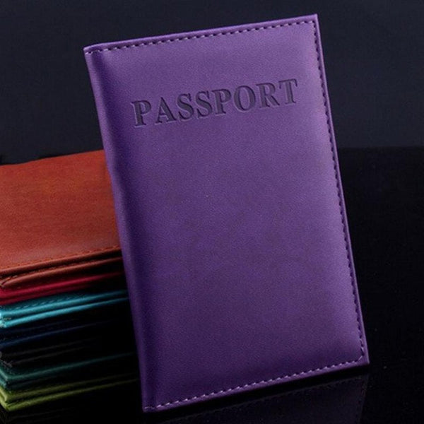 New Artificial Leather Women Passport Holder Couple Models Women's Travel Passport Cover Unisex Card Case Man Card Holder