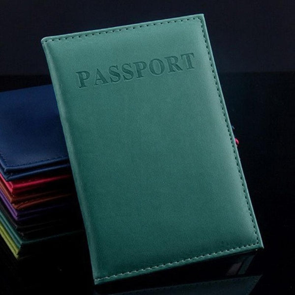 New Artificial Leather Women Passport Holder Couple Models Women's Travel Passport Cover Unisex Card Case Man Card Holder