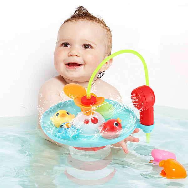 Fountain Baby Bath Toys Game for Children Kids Water Spraying Taps Bathroom Submarine Bathtub Toys Play Sets dabblingl Toys Gift