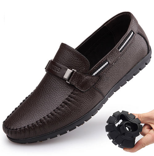 2017 Hollow Genuine Leather Summer Shoes Men Flats Loafers Breathable Casual Chaussure Homme Real Leather Men Moccasins Shoes