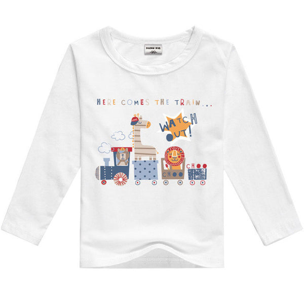DMDM PIG Kids Clothes T Shirts For Boys T-Shirt Child Children's Clothing Baby Boy Girl Clothes T-Shirts For Boys Girls Clothes