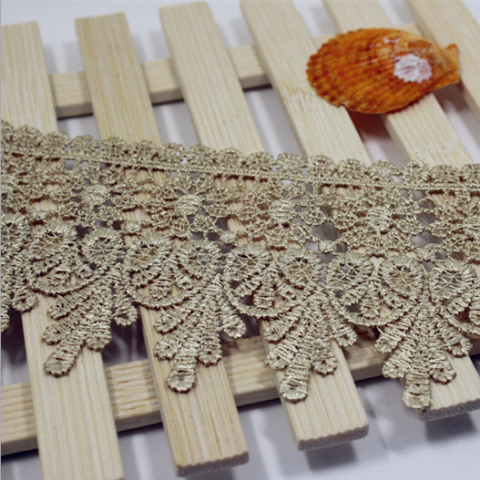 3 Yards 8.5 CM Lace Trim Lace Applique 9 Colors Polyester for Clothes Home Textiles Apparel Sewing Lace Fabric