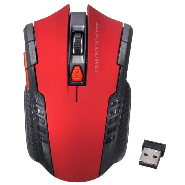 2016 New 2.4Ghz Mini Portable Wireless Optical 2000DPI Adjustable Professional Gaming Game Mouse Mice For PC Laptop Desktop
