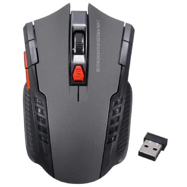2016 New 2.4Ghz Mini Portable Wireless Optical 2000DPI Adjustable Professional Gaming Game Mouse Mice For PC Laptop Desktop