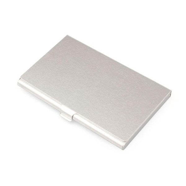 Creative business card case stainless steel Aluminum Holder Metal Box Cover Credit business card holder card metal Wallet men