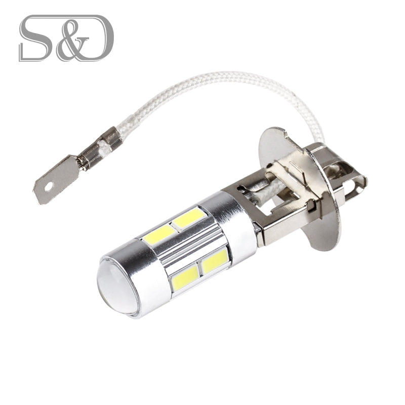 led car light Fog led high power lamp - H3 H1 T10 5630 smd Auto car led bulbs Car Light Source parking 12V 6000K Headlight D020