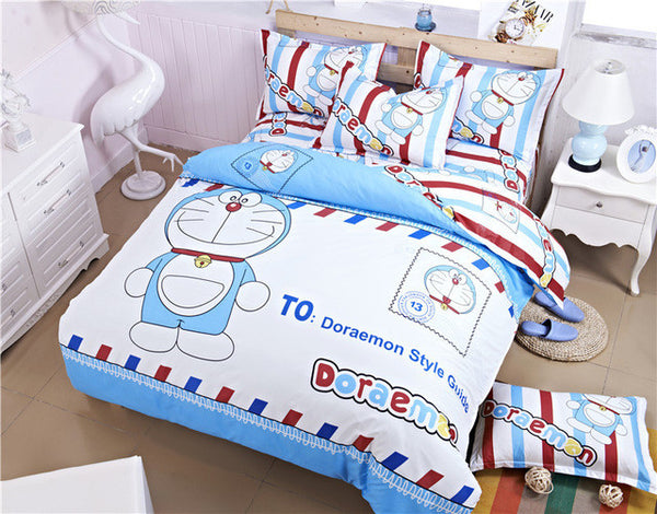 Fashion America British Flag Bedding Set Cartoon Hello Kitty Doraemon 3d Bedding Sets Queen Twin Size Bed Linen 4pcs Bedclothes
