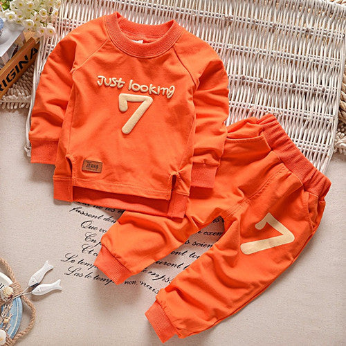 Free  2-6 Autumn Children Clothing Sets Boys Girls Warm Long Sleeve Sweaters+Pants Fashion Kids Clothes Sports Suit for Girls