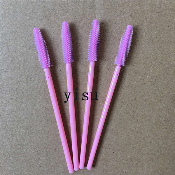 Silicone eyelash brush head lashes brush pack 15 colors disposable makeup brushes tools 200pcs wholesale