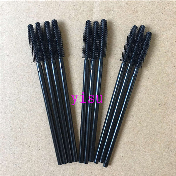 Silicone eyelash brush head lashes brush pack 15 colors disposable makeup brushes tools 200pcs wholesale