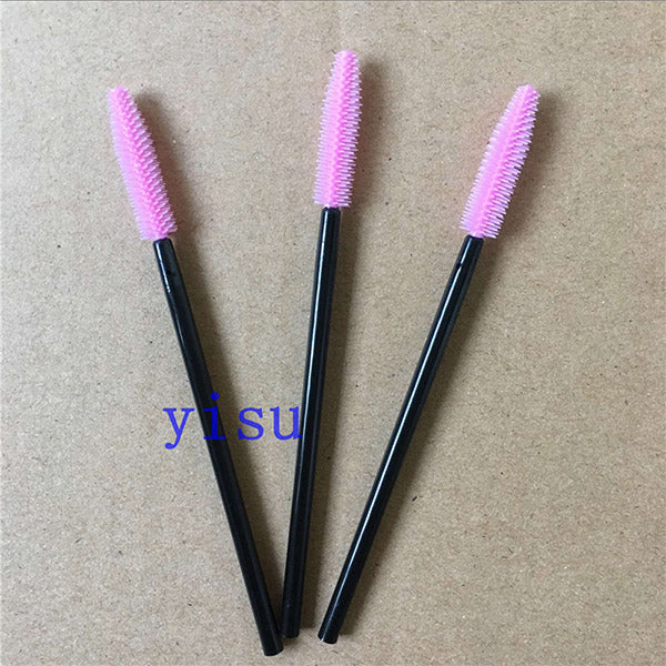 Silicone eyelash brush head lashes brush pack 15 colors disposable makeup brushes tools 200pcs wholesale