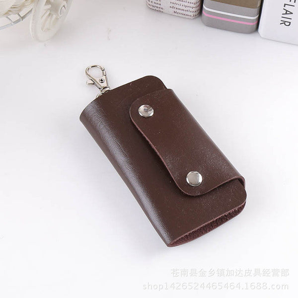 Fashion Gifts Keys Holder Organizer Manager Patent Leather Buckle Key Wallet Case Car Keychain for Women Men Brand Free Shipping