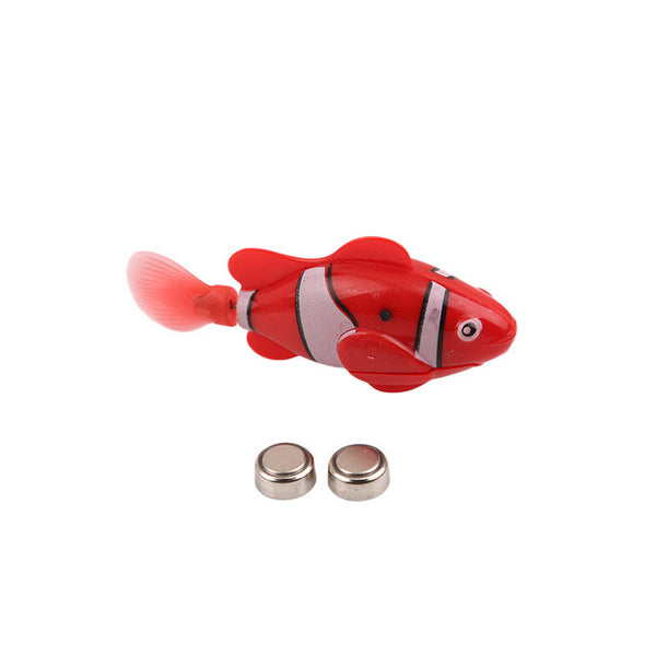 Funny Swim Electronic Robofish Battery Powered Robot Toy fish Pet for Fishing Tank Decorating Fish CX602873