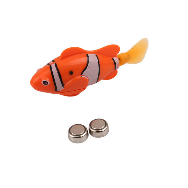 Funny Swim Electronic Robofish Battery Powered Robot Toy fish Pet for Fishing Tank Decorating Fish CX602873