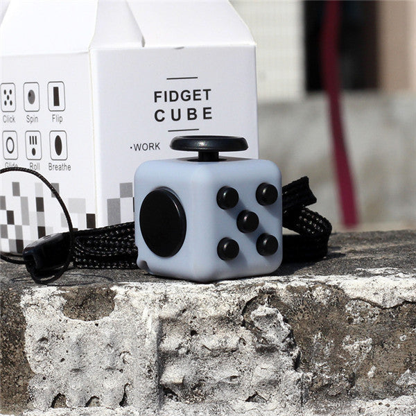US Fidget Cube Toys Puzzles & Magic Cubes Anti Stress Reliever Mini Size 2.2cm