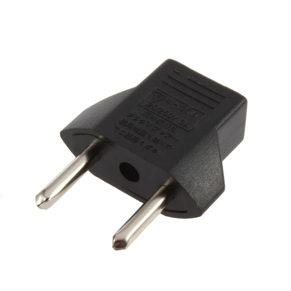 1pcs EU Plug Adapter 2 Pin to EU 2 Round Pin Plug Socket Eletronic Digital European plug adapter