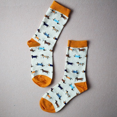 Quality New Creative Men Women Zoo Cotton Socks Animals Fox Dog Female Cartoon Unisex Lovely Women Socks Drop Shipping 1 Pair