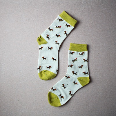 Quality New Creative Men Women Zoo Cotton Socks Animals Fox Dog Female Cartoon Unisex Lovely Women Socks Drop Shipping 1 Pair