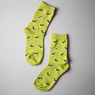 Quality New Creative Men Women Zoo Cotton Socks Animals Fox Dog Female Cartoon Unisex Lovely Women Socks Drop Shipping 1 Pair